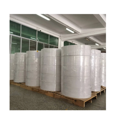 Bahan Label Stiker Perak Matt Pet 23um Gulungan Jumbo