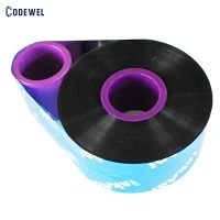 Tto dekat tepi lilin/resin cw625 ttr pita hitam untuk overprinter transfer termal kontinu